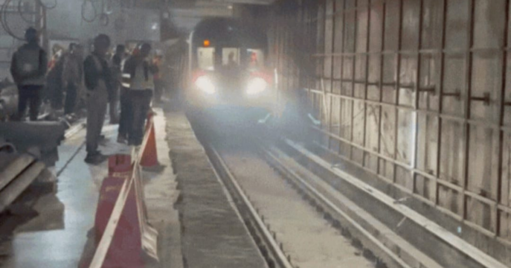 मनकामेश्वर से ISBT तक मेट्रो का पहला ट्रायल रन 