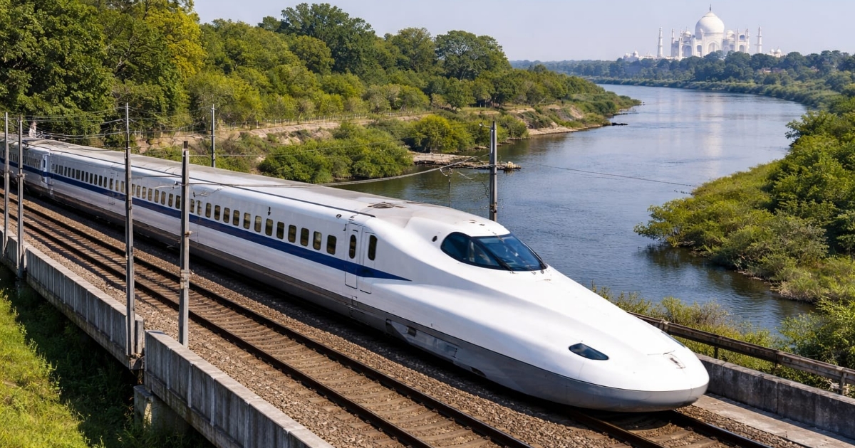 Agra News: अब आगरा में दौड़ेगी बुलेट ट्रेन