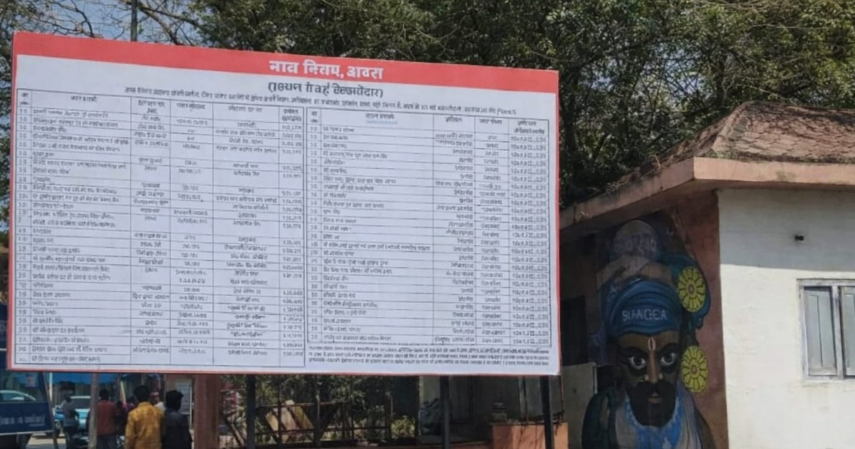 Agra Nagar Nigam: हाउस टैक्स बकायेदारों की सूची चौराहे पर लगाई गई