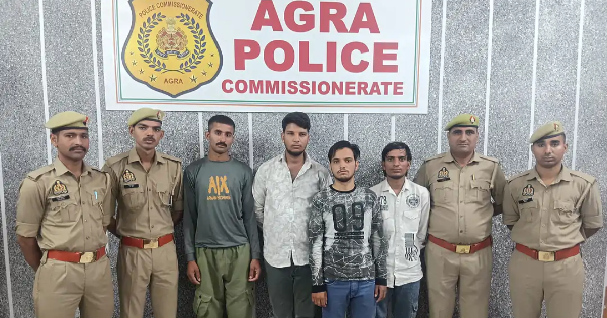 Agra Crime: सिकंदरा पुलिस की गिरफ्त में वाहन चोर गिरोह के आरोपी