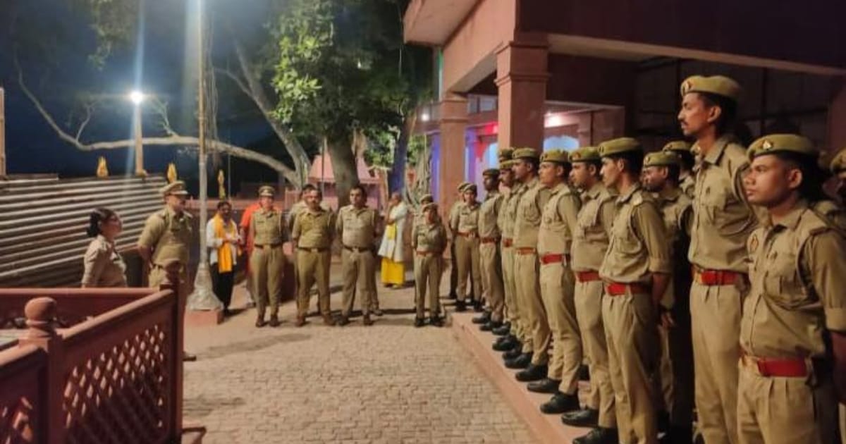 Agra News: कैलाश मंदिर सुरक्षा निरीक्षण